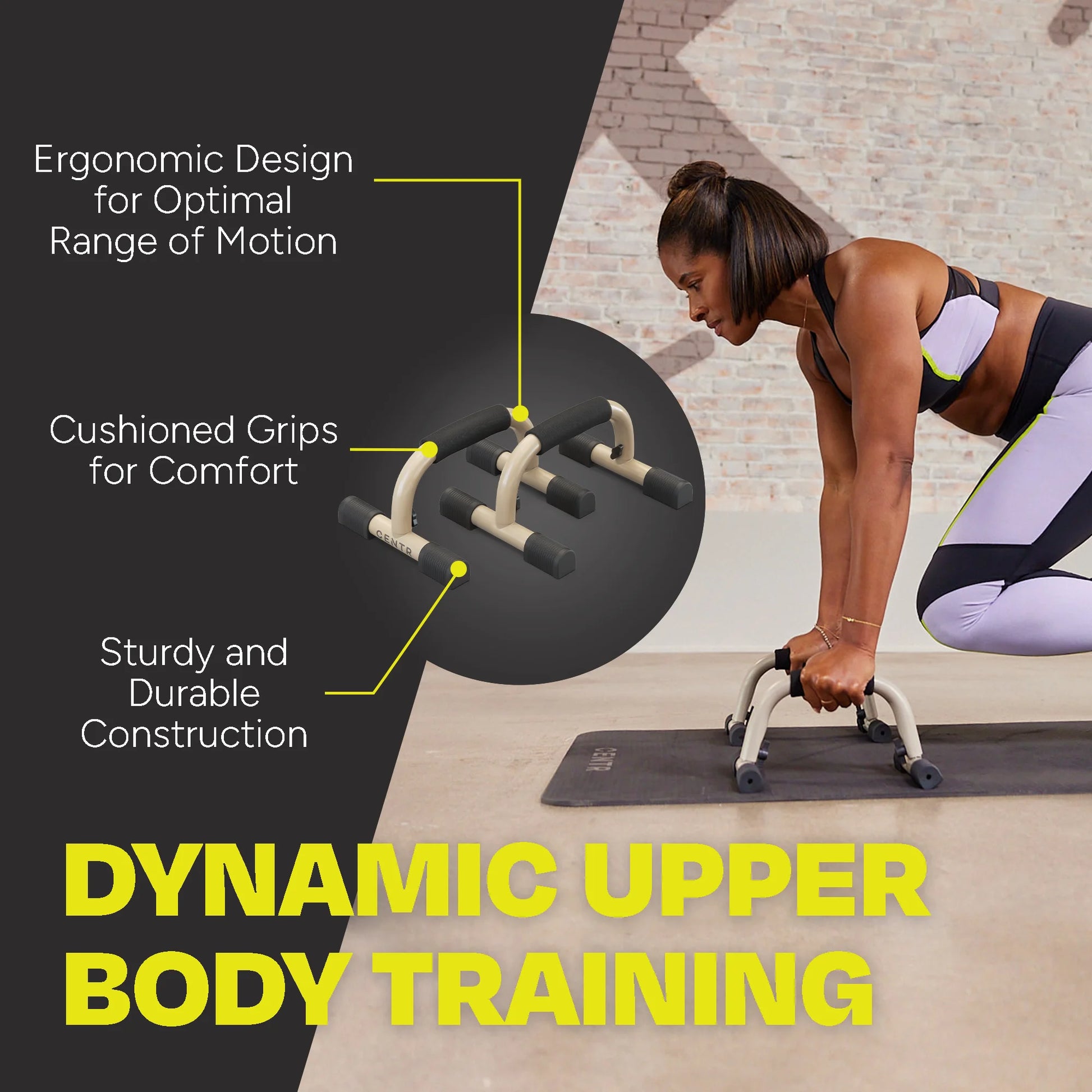 Chris Hemsworth Push up Handles, Push up Bars + 3-Month Membership