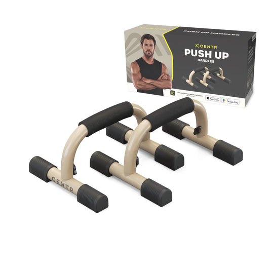Chris Hemsworth Push up Handles, Push up Bars + 3-Month Membership