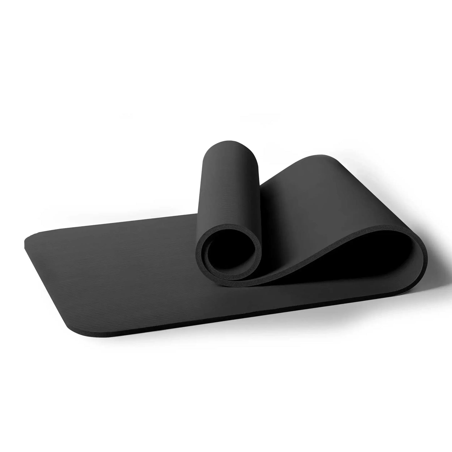 Yoga Mat Premium Non Slip Thick – Extra Comfortable Exercise Mat for Home Workouts, Pilates, Stretching & Gym – Cushioned NBR Foam, Gym Mat with Strap, for Women & Men